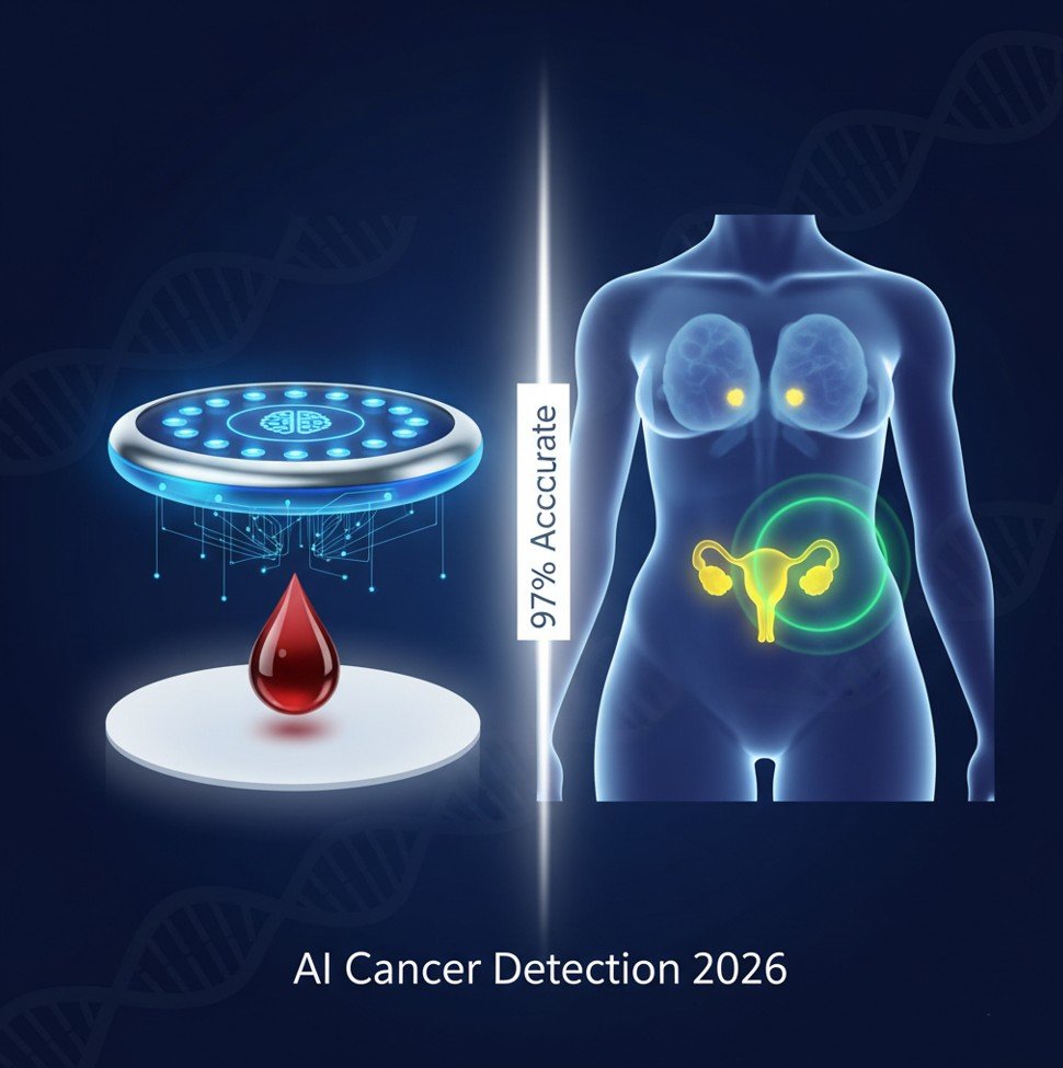 AI cancer diagnosis 2026 — electronic nose detects ovarian cancer in blood with 97% accuracy in 10 minutes