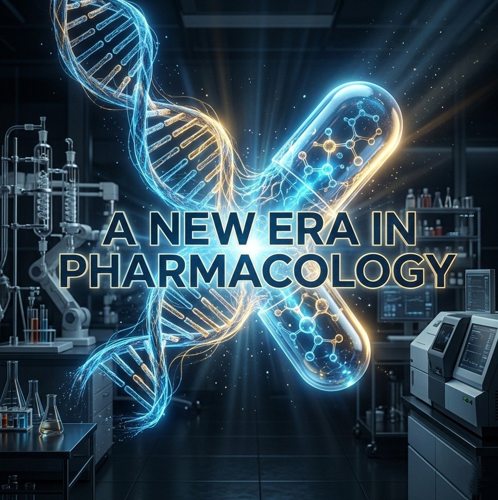 A futuristic glowing pill and DNA strand representing the profound April 2026 medical breakthroughs in pharmacology.