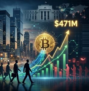 Bitcoin ETF inflows chart April 2026