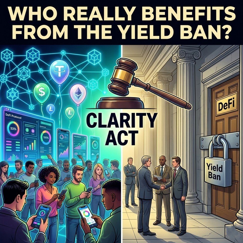 CLARITY Act 2026 regulatory impact on DeFi and stablecoin yield ban