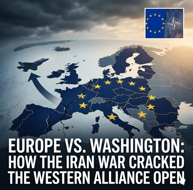 European alliance Iran war 2026 — Spain France Italy close airspace to US military NATO fracture map