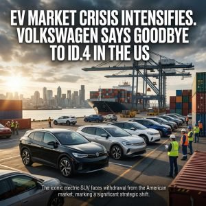 EV market crisis: Volkswagen ID.4 leaving the Chattanooga factory for the last time