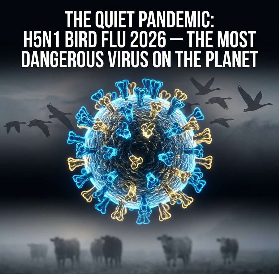 H5N1 bird flu 2026 — pandemic risk warning, virus spreading across species, WHO and CDC alert