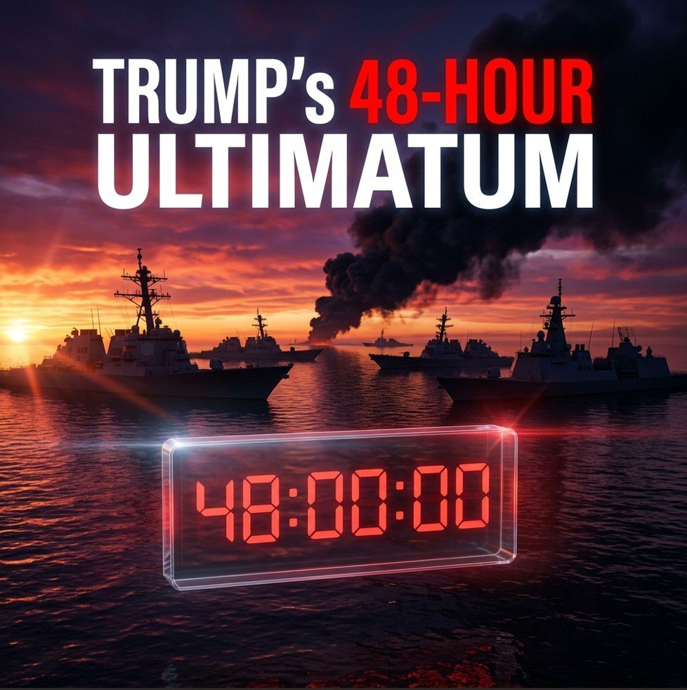 Trump Iran ultimatum triggers global panic as US fighter jets are downed in the Persian Gulf.