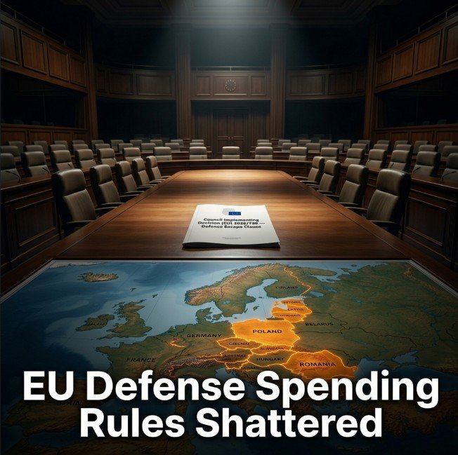 EU defense spending escape clause ECOFIN decision May 2026