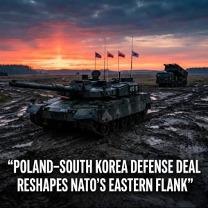 Poland South Korea defense deal K2PL tank NATO eastern flank May 2026