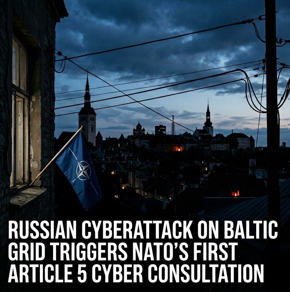 Baltic power grid cyberattack NATO Article 5 CRU Estonia Latvia Lithuania May 2026.