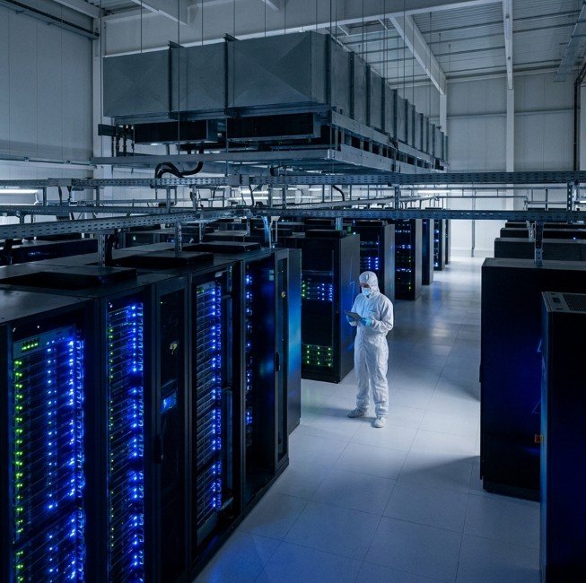 JUPITER exascale supercomputer server hall at Jülich Supercomputing Centre Suggested Excerpt Sentence: Europe’s JUPITER supercomputer, the first exascale system on the continent, has been officially inaugurated, promising transformative capabilities for climate science, AI, and digital sovereignty.